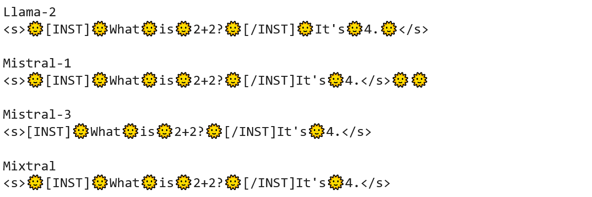 Spacing, tokenization and template