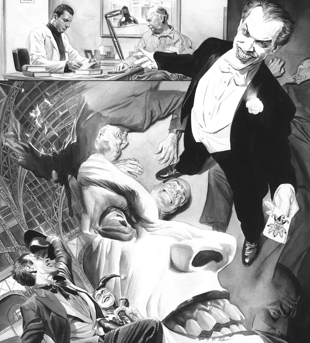 thealexrossart's tweet photo. The Joker (Case Study)   #thejoker #dccomics #comicbooks #comicartist https://t.co/rgX3Zzw3RE