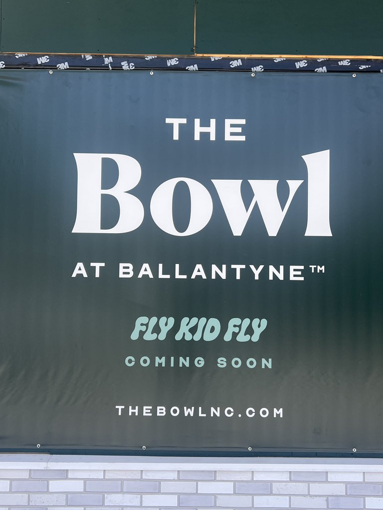 Excited for #flykid a new concept by <a href="/hexcoffee/">Hex Coffee</a> to open at The Bowl at Ballantyne!
