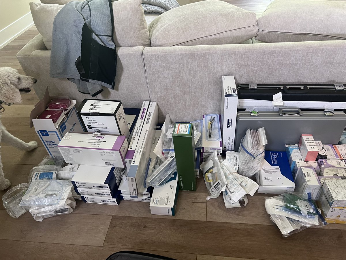 LauraBukavinaMD's tweet photo. Packing time .. thank you @ClevelandMaidan @medwishand and especially to all of you who donated to our campaign > 5 suitcases ready to go on Monday to Ukraine for our 2nd urology mission 🇺🇦 @adrozdMD @shubhamdotgupta tetyana gabiak @CleClinicUro @CaseUrology  Let’s go!  #ukraine https://t.co/RJSYFpPnSc