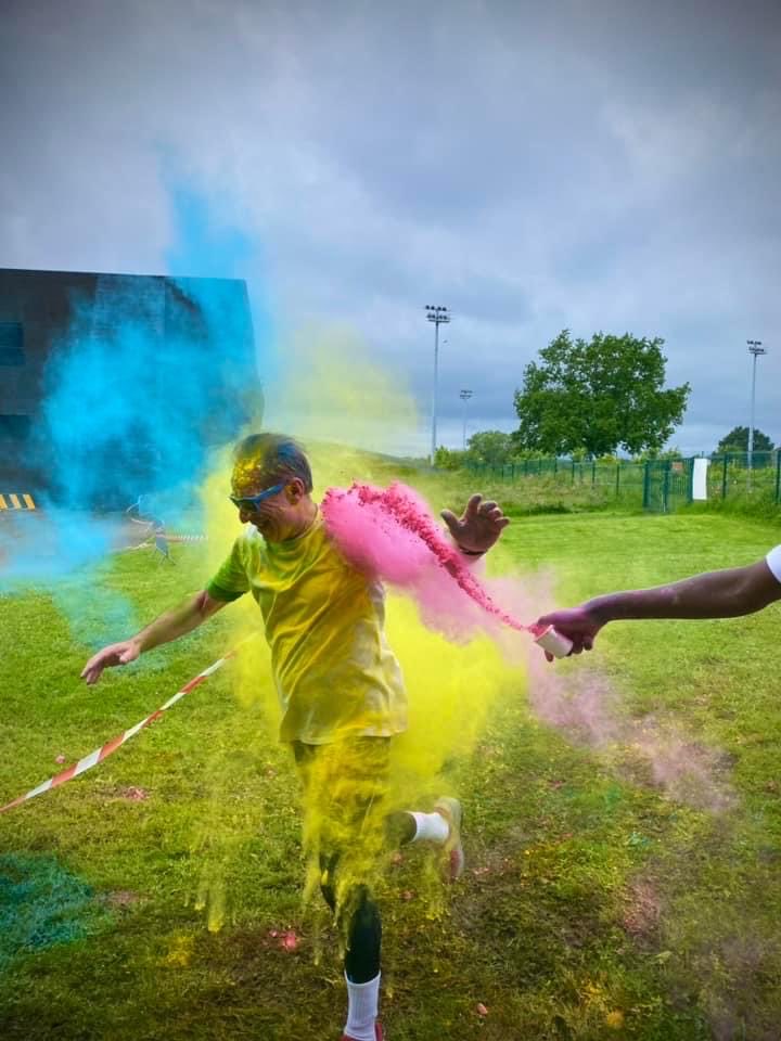 Après les foulées couleurs ce matin, belle manifestation familiale, conviviale et sportive sous le sceau de l’olympisme cette année, 60 kilomètres à vélo sous la pluie cet après-midi, ça calme !