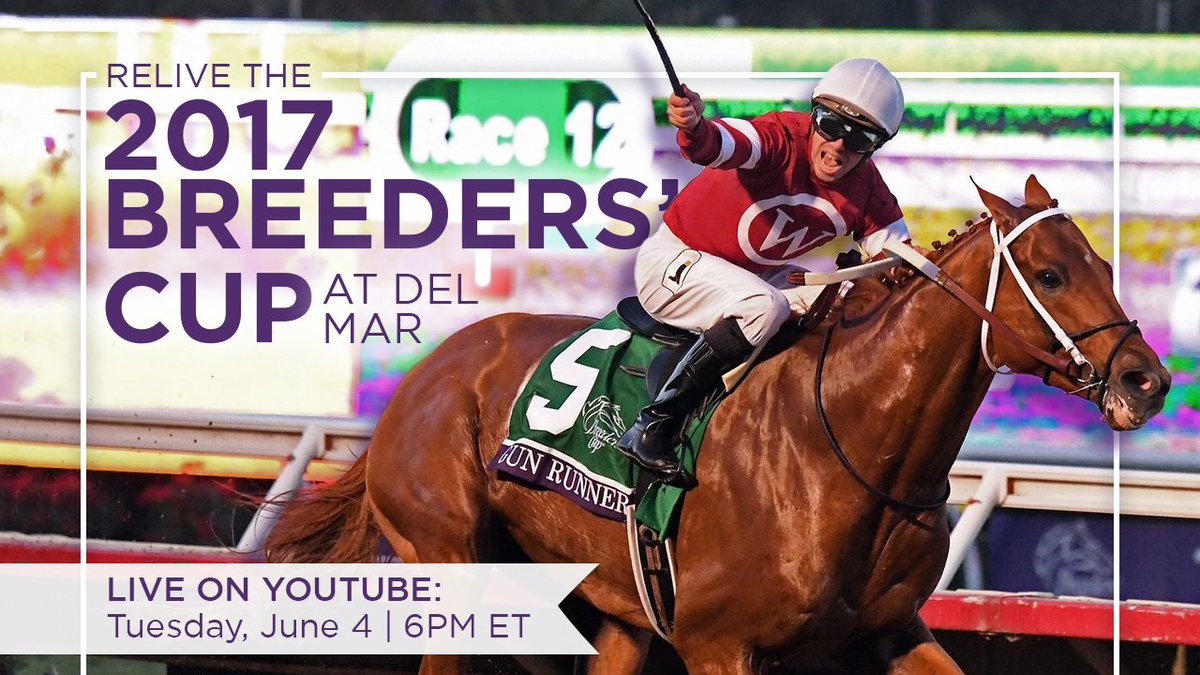 BreedersCup's tweet photo. Who is ready for a #BC17 watch party?! 🏇  

Relive the entire 2017 #BreedersCup at @DelMarRacing to celebrate 150 days to this year's event on June 4. https://t.co/gX9r28UXmS