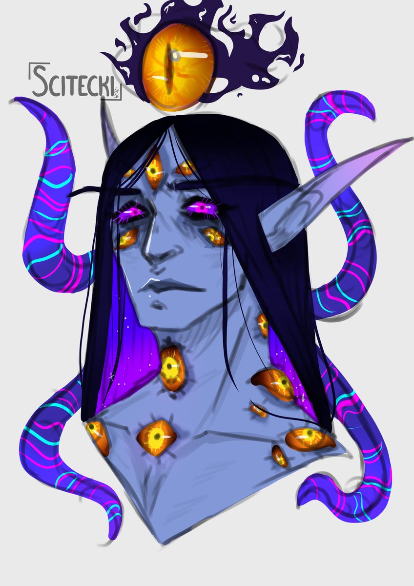 scitecki's tweet photo. Two colored sketches. Will turn them into portraits someday.
Velonathar (my OC) and Taenyr (@Teriser 's OC)💜

#worldofwarcraft #OC #myart #Voidelf #rendorei https://t.co/vRCtpoap8w