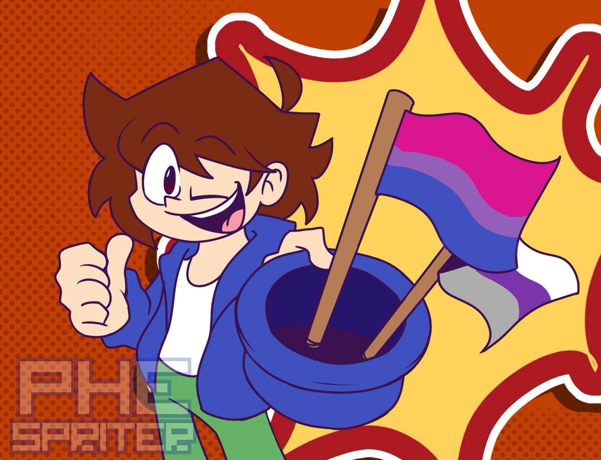 PheSpriterOld's tweet photo. Happy pride month everybody! https://t.co/NhTSq62nzg