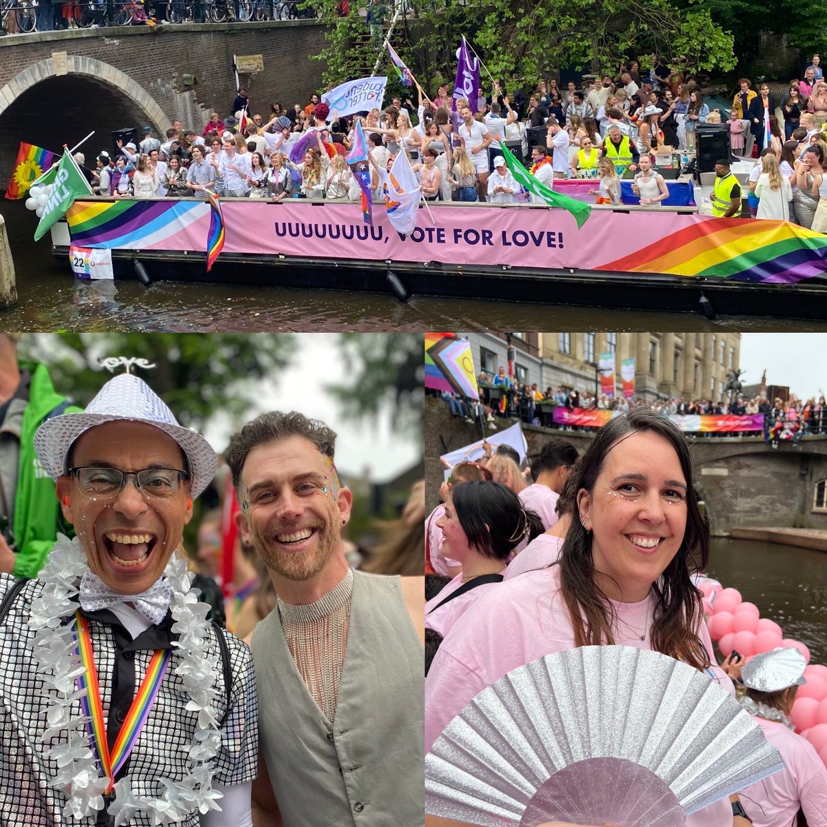 Wat een geweldige editie van Utrecht Pride!

Het is goed om te kunnen vieren dat je jezelf mag zijn, want dat is nog vaak niet vanzelfsprekend. 

Van de fractie voeren <a href="/MarjoleinGL/">Marjolein van Elteren</a> , Erwin Virginia en @franken_ronald mee! 👇 utrechtpride