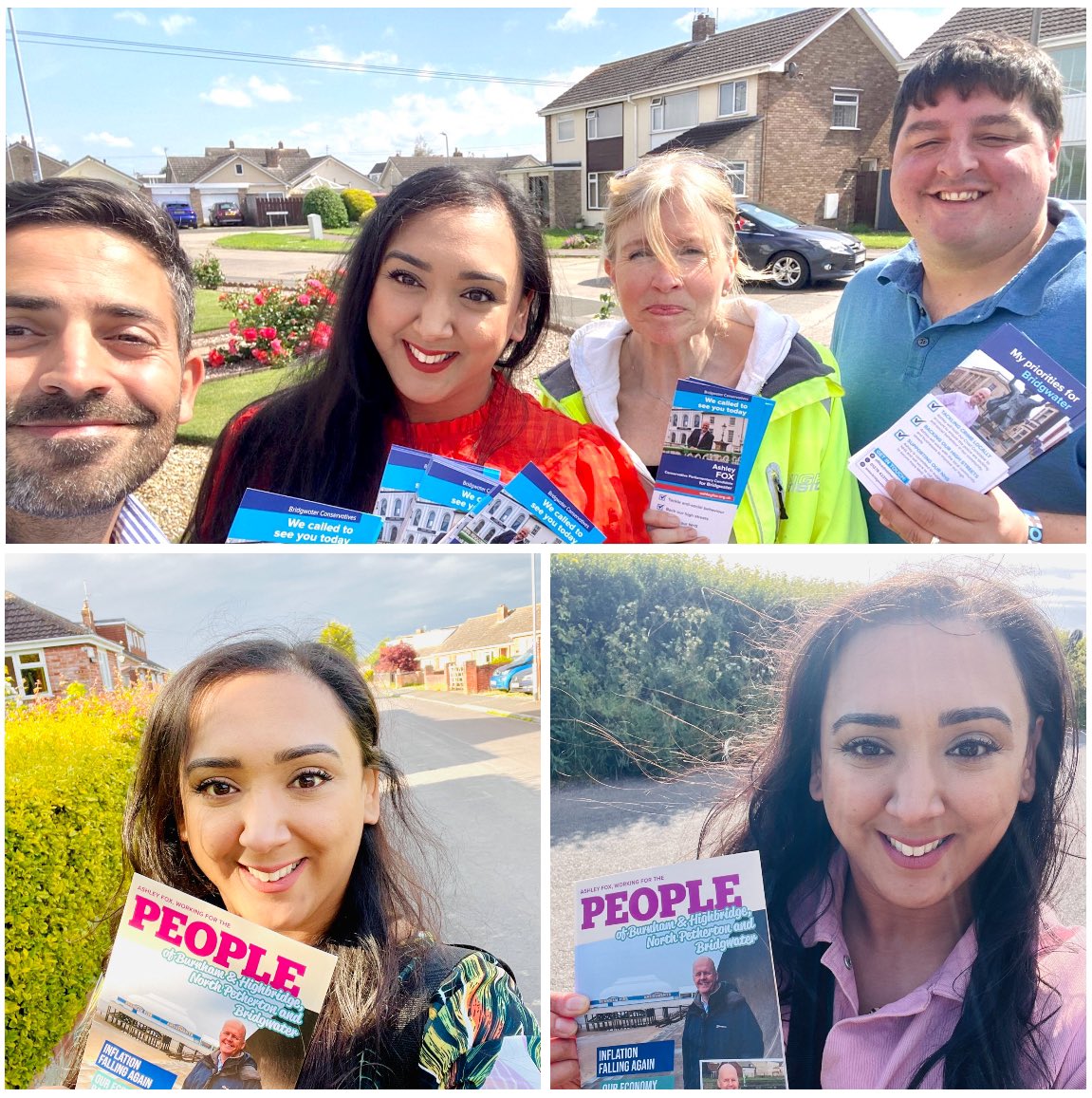 Another week of promoting our fab <a href="/Conservatives/">Conservatives</a> candidate in #Bridgwater - a positive response for <a href="/Ashley7Fox/">Ashley Fox MP</a> on the doorsteps!