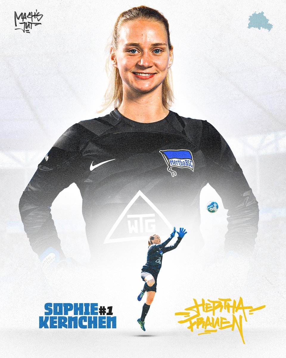 HerthaBSCFrauen's tweet photo. Mach's jut, Kernchen! Unsere Torhüterin Sophie #Kernchen verlässt den Verein zum Ende dieser Saison. Vielen Dank für deinen Einsatz!
Wir wünschen dir alles Gute. 💙🤍
#BSCFrauen #HaHoHe https://t.co/xwThVa65rD