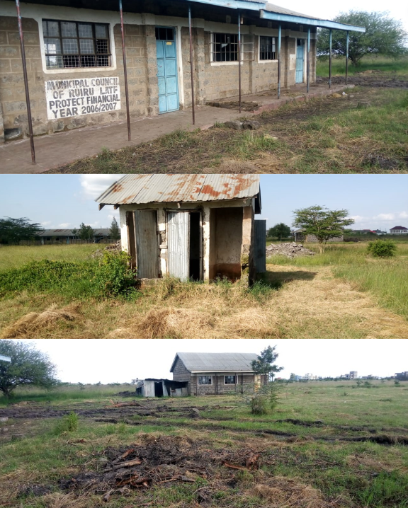 C_NyaKundiH's tweet photo. Inside Kiambu's Most Neglected School

“Hi Nyakundi. People's Ombudsman thank you for the good work you are doing to make our society and country better. Kindly expose the state of Kiratina Primary School in Ruiru Constituency. It is the most neglected school in Kiambu County and it is not surprising that it is among the worst-performing.

The school compound is full of snakes yet there are pupils attending the school every day and playing in the compound. Classes are full of potholes and no improvement has been done since they were funded by LATF funds long before the new constitution. The pit latrines are full and one can literally see the quantity deposited and where it has been deposited if you turn back after using the filthy latrine. You will be lucky if a snake doesn't peep to say thank you. 

Last year when the Governor visited to distribute fertilizer to residents in the school compound the first meeting was called off for what was communicated as logistics but rumors have it that it was because there were no decent toilets. 

Governor Wamatangi and the area MCA Dan Gitau promised to come back to address the challenges in the school but have never kept their word.

The school is inaccessible, especially during the rainy season. 

The access road to the school is maintained by the parents and community around the school through contributions yet they pay taxes and Ruiru Constituency receives CDF funds every year.

During recent El Niño rains, the school was inaccessible due to poor drainage. Compound and classes were waterlogged. 

The school is fenced using excavated cotton dumpings as a desperate measure by the school head teacher to protect the school land from grabbers.

A transformer near the school fell on the school offices and KPLC machines could not access the location due to the condition of the road. They had to mobilize men around to assist through their manpower to lift the transformer.

The school is less than 40 kilometers from the CBD but completely isolated and neglected. The school management is complacent, but there is hope that the new headteacher will change the fortunes of the school if last year's performance is anything to go by. The headteacher needs support, especially from those in offices responsible for providing infrastructure and roads.

Through you, help the community reach the area MP Simon King'ara who has completely neglected the school and its surroundings.

The Ministry of Education should also audit how funds disbursed to the school over the years for free education have been utilized. 

Nothing has changed in the school for decades. See the attached photos.

As usual, Sir, please hide my identity.”