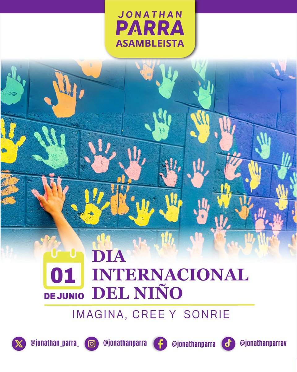AsJonathanParra's tweet photo. Reafirmo mi compromiso de trabajar incansablemente por un país donde cada niño y niña tenga acceso a educación de calidad, salud y bienestar.

Juntos, construyamos un entorno seguro para que crezcan felices  
¡Feliz Día del Niño! #ParraAsambleista 
#ElDeLaGuayabera https://t.co/Sylpglzb0J