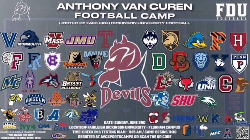 Auchavian Simmons (@auchavian_simm) on Twitter photo I will be attending the AVC camp hosted at fairleigh Dickson University this Sunday!! <a href="/COACH_JAKES/">J JACOB</a> <a href="/Baj_Blitz/">Coach Baj</a> <a href="/CoachNapoleon/">Brandon Napoleon</a> <a href="/CoachJeffGallo/">Coach Jeff Gallo</a> <a href="/EOJagsFootball/">East Orange HS Football</a> <a href="/CoachPalazz/">Coach 🅿️alazz</a> <a href="/__crisafi/">Coach Saf</a> <a href="/CoachDanHunt/">Dan Hunt</a> <a href="/CoachTSatt/">TalirSatterfieldRowe</a> I will be attending the AVC camp hosted at fairleigh Dickson University this Sunday!! <a href="/COACH_JAKES/">J JACOB</a> <a href="/Baj_Blitz/">Coach Baj</a> <a href="/CoachNapoleon/">Brandon Napoleon</a> <a href="/CoachJeffGallo/">Coach Jeff Gallo</a> <a href="/EOJagsFootball/">East Orange HS Football</a> <a href="/CoachPalazz/">Coach 🅿️alazz</a> <a href="/__crisafi/">Coach Saf</a> <a href="/CoachDanHunt/">Dan Hunt</a> <a href="/CoachTSatt/">TalirSatterfieldRowe</a>
