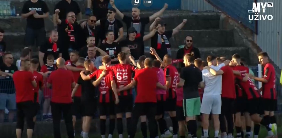 FKSlobodaENG's tweet photo. IT'S OVER!
IT IS OVER!

SLOBODA ARE CHAMPIONS!
WE ARE BACK IN THE PL!
WE ARE BACK WHERE WE BELONG!
NEXT WEEK, CELEBRATIONS ALL OVER TUZLA IT SHALL BE WHEN OUR BOYS LIFT THE TITLE!

BRAVO MOMCI! PONOS TUZLE CIJELE!
#nikonikosamosloboda #samosloboda 🔴⚫️ https://t.co/tWH3x6v9wj
