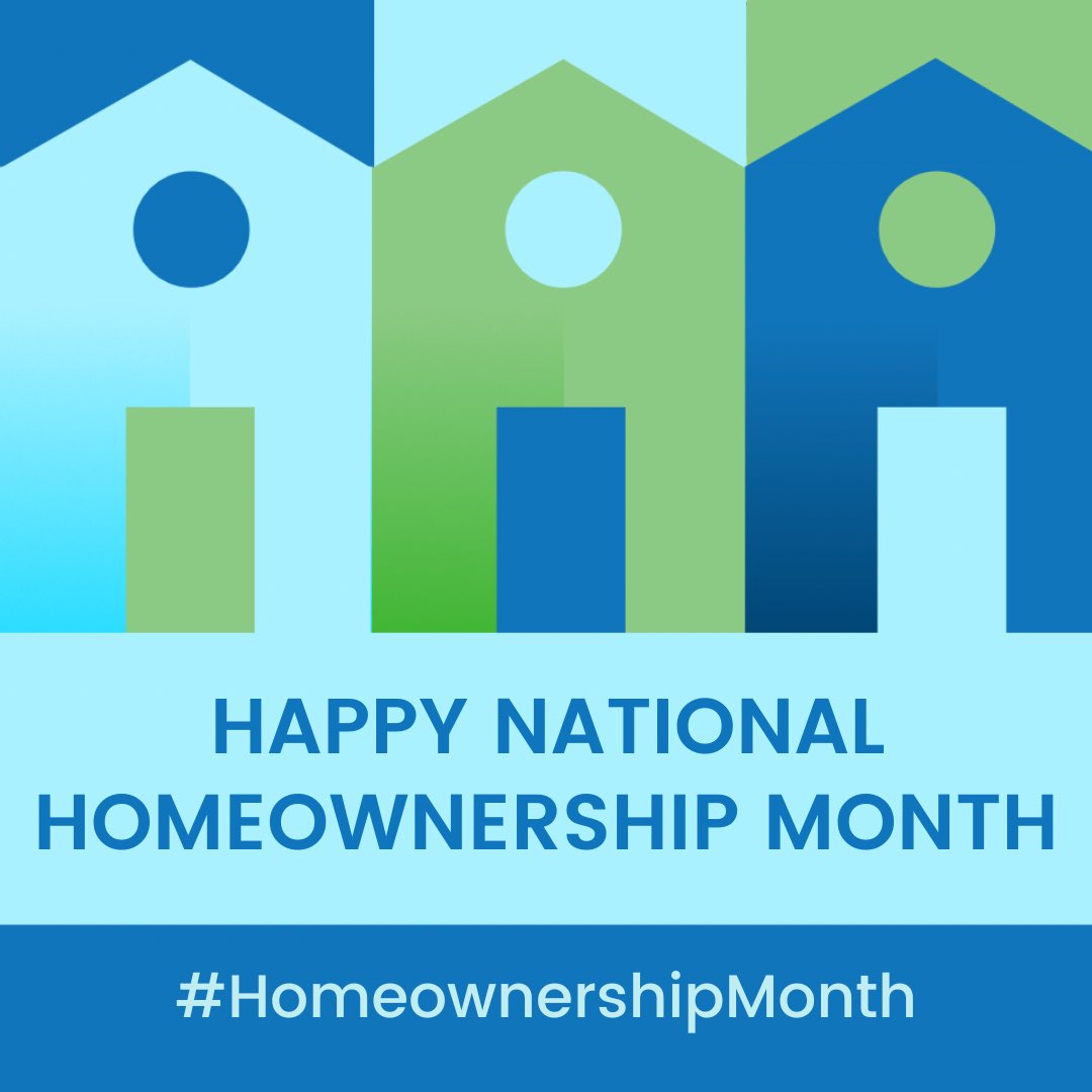 ClinchPowell's tweet photo. Celebrating the dream of homeownership this June! National Homeownership Month honors the joy, stability, and pride that comes with having a place to call your own. https://t.co/duzPGTQtGL