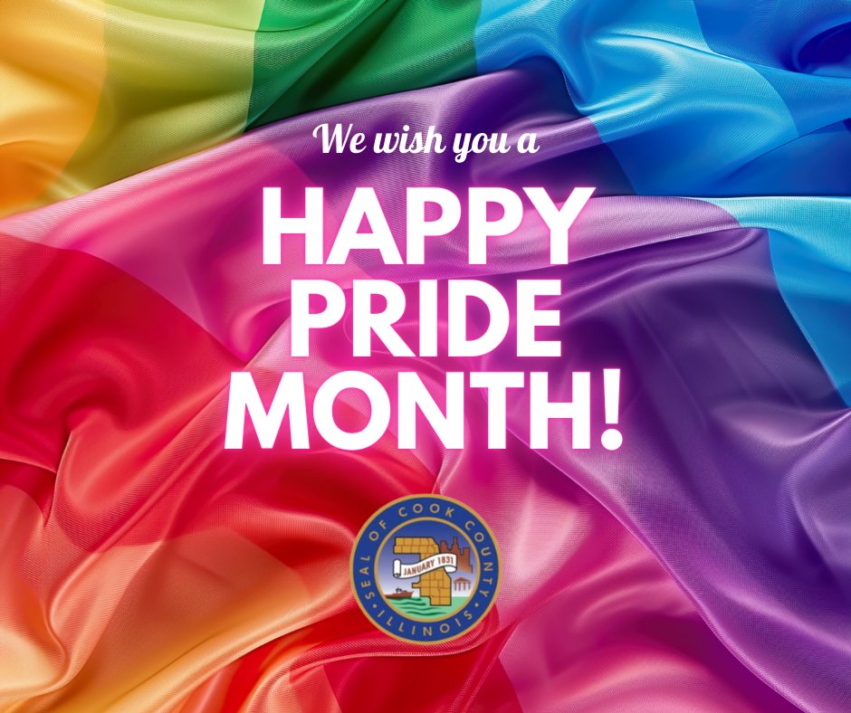 ToniPreckwinkle's tweet photo. Happy Pride Month, Cook County! As we celebrate the vibrant and diverse LGBTQ+ community, let's remember our commitment to equality, inclusion, and love for all. Together, we build a stronger, more compassionate Cook County. #PrideMonth #LoveIsLove #CookCountyPride https://t.co/S6f2HepWDZ