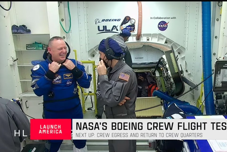 genejm29's tweet photo. #NASA #Boeing #ULA #Starliner - Both Butch Wilmore and Suni Willams are out of the spacecraft. Launch was scrubbed due to the Ground Launch Sequencer calling the hold, not known as to why. POSSIBLE Launch Attempt on 2 June at 12:03 PM EDT Pending successful troubleshooting. https://t.co/TkhlVYXD3n