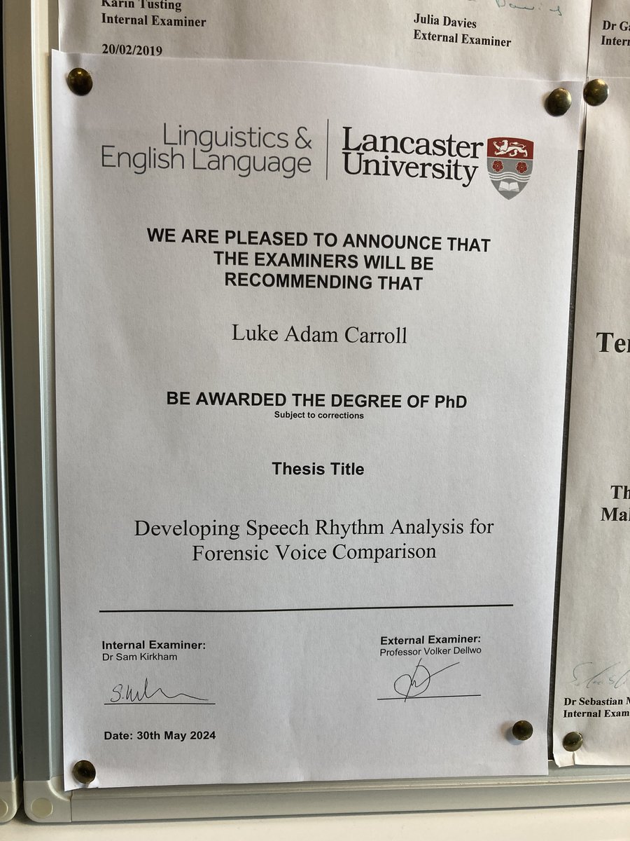 LukeAdamCarroll's tweet photo. So, on Thursday I had my thing to do with the thing I’ve been doing and I passed. Mucho thanks to everyone who has helped me along the way :) https://t.co/vmYgZYxEne