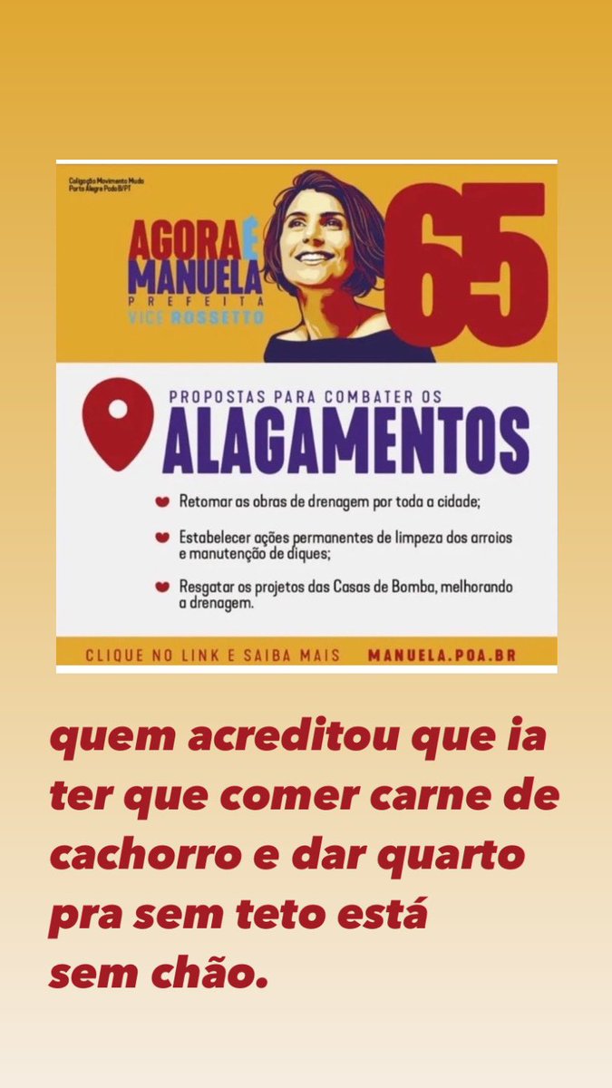 leticiaviuisso's tweet photo. @LRolla Não precisa imaginar. É só lembrar o que pensou/sentiu na campanha para prefeitura de 2020. https://t.co/TaDqVjqdxP