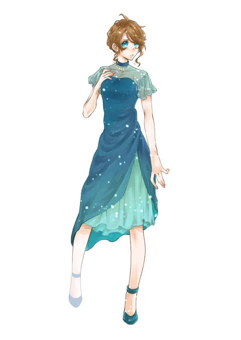 助手ちゃんのドレス色がどーしても決まらなくてこねくり回してもわからなくてどうしようもないからもう今さらだけど出しちゃう 
