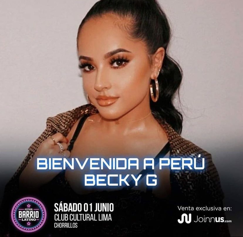 BeckyGPeruvian's tweet photo. ¡Los Beasters estamos de aniversario!

Hoy se cumplen 5 años desde la llegada de Becky G a Lima Perú 🇵🇪 en el festival realizado por barrio latino.

#BeckyG #FestivalBarrioLatino #Perú #BeckyGPeru https://t.co/meizYvUjuK