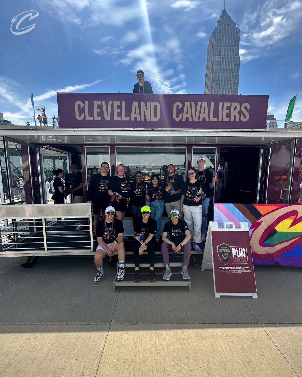 Be sure to stop by the All for Fun Tour at Pride CLE today!
