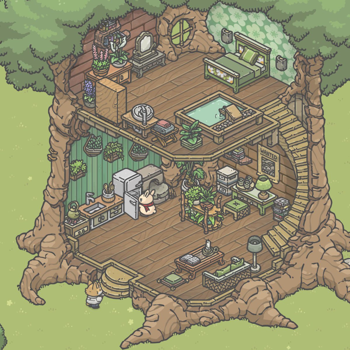 la mansa casa q le hice al conejo boludo este para q se ponga a llorar mirando la heladera es un desagradecido quien quiere comida cuando tenes un jacuzzi con aguas termales