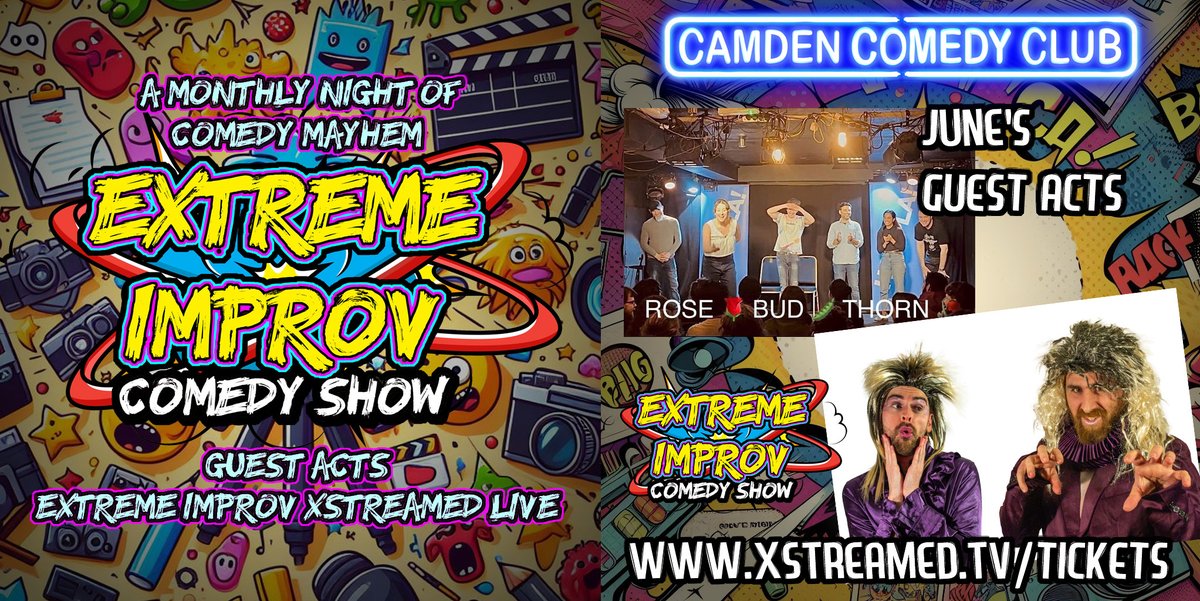 Extreme Improv XStreamed Comedy Show tweet media