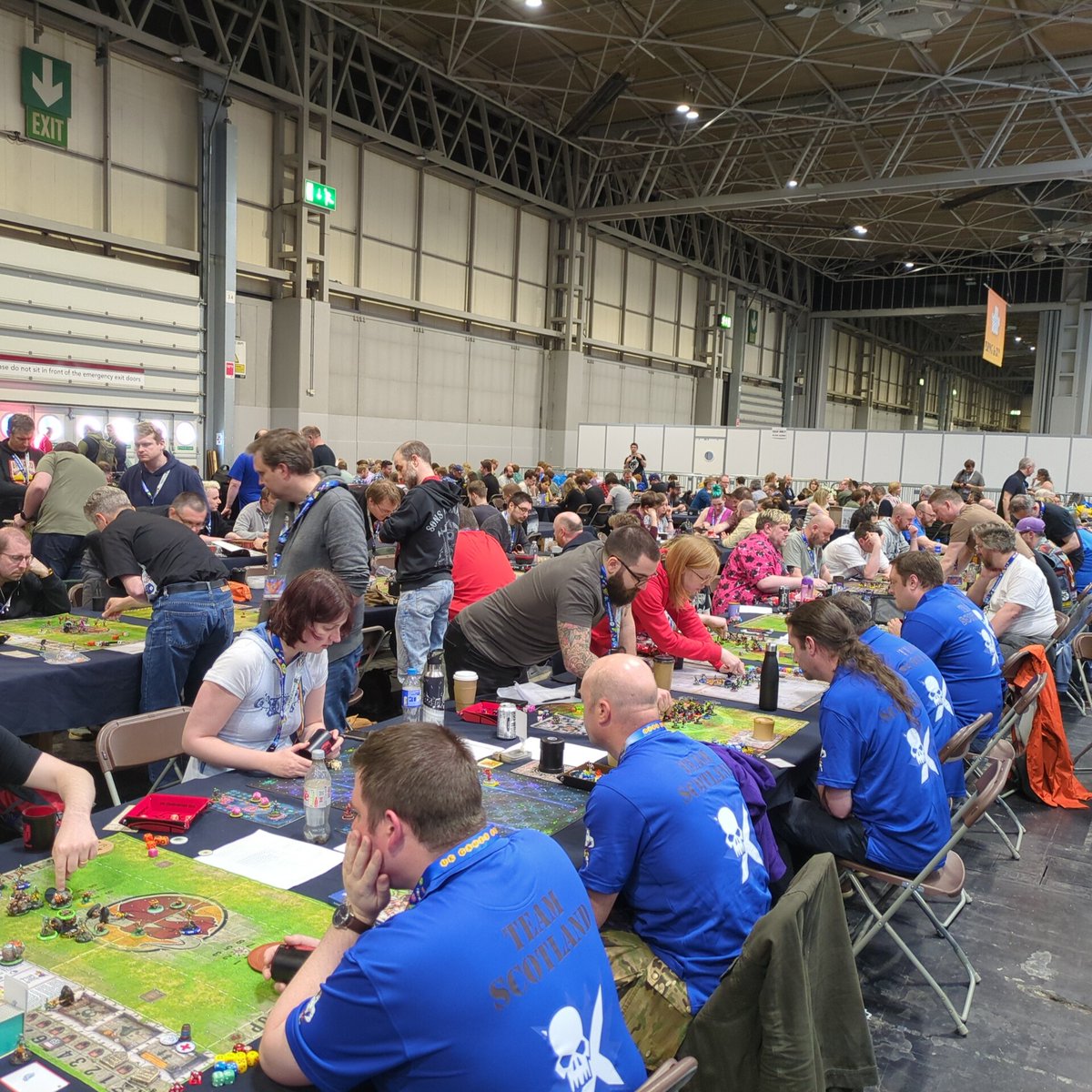 Very much enjoying being part of the team running the first <a href="/TheTackleZoneBB/">The Tackle Zone</a> Team Trophy at the <a href="/UKGamesExpo/">UK Games Expo</a>

Loads of smiles and great energy from all our participating <a href="/bloodbowl/">Nuffle</a> coaches.