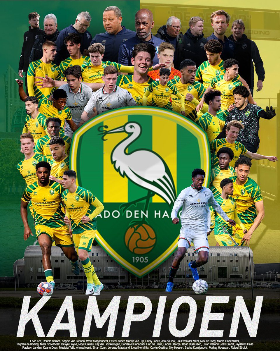 RonaldSamson71's tweet photo. @ADODenHaag O21 #kampioen https://t.co/ImW0EXPXyo
