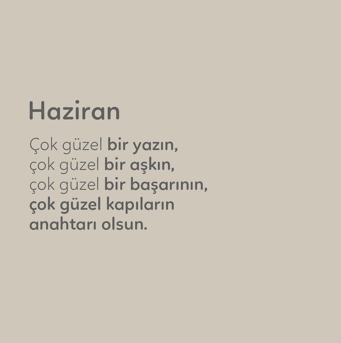 Sevgili Haziran 🌼🕊️