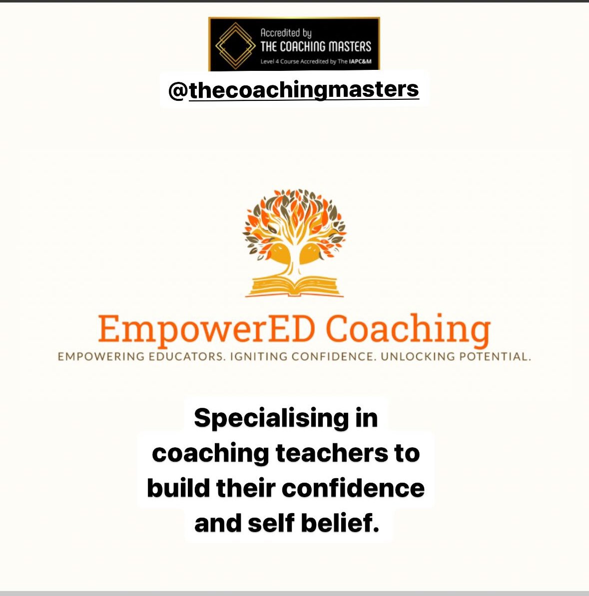 Dominic1982's tweet photo. A year ago, my confidence was low and anxiety was high. Today, I’m proud to help educators transform their self-confidence and self-belief through my coaching company. Join me on this journey to empowerment and success! DM for details #CoachingForEducators #ConfidenceIsKey https://t.co/ZzJQItFZcY