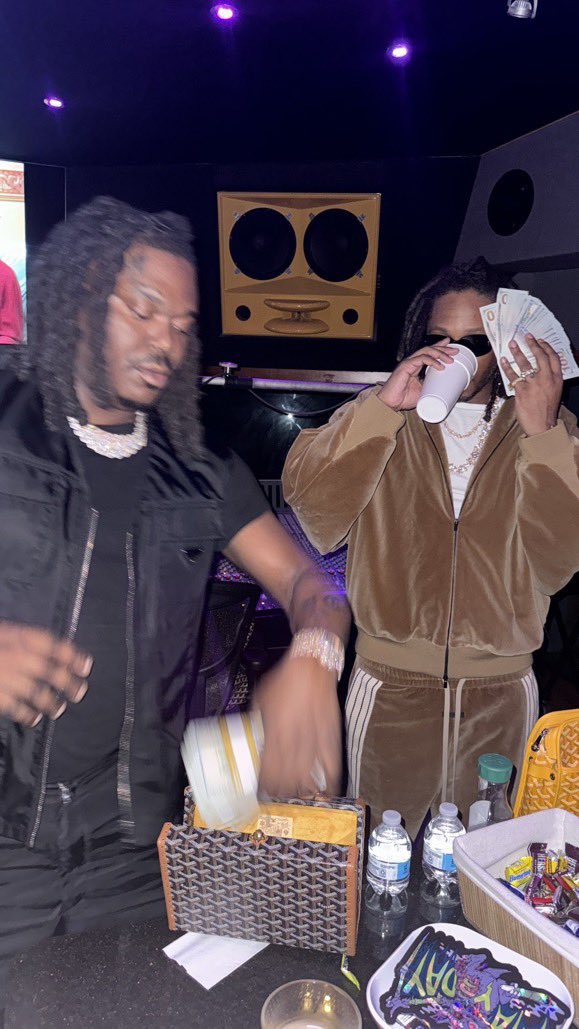 Kurrco's tweet image. Lucki in the studio with Future 👀