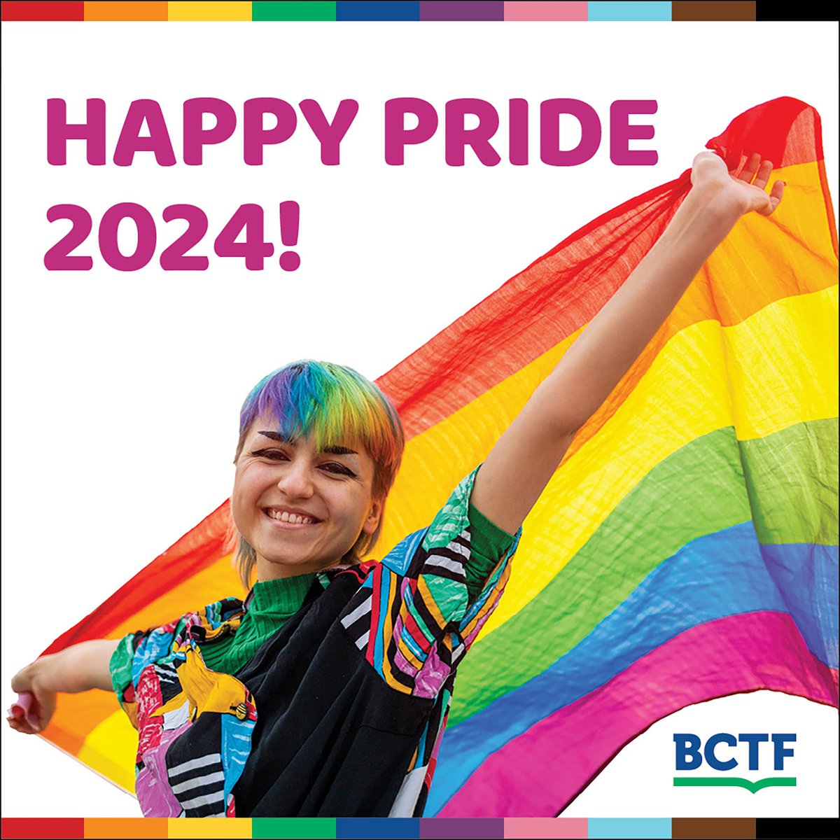 🌈 It's Pride Month—a time to celebrate diversity and the freedom to be your authentic self 🏳️‍🌈 As a union, we will continue to fight for all our members' rights and ensure that their voices and identities are represented within our schools 🏳️‍🌈 #PrideMonth #BCed