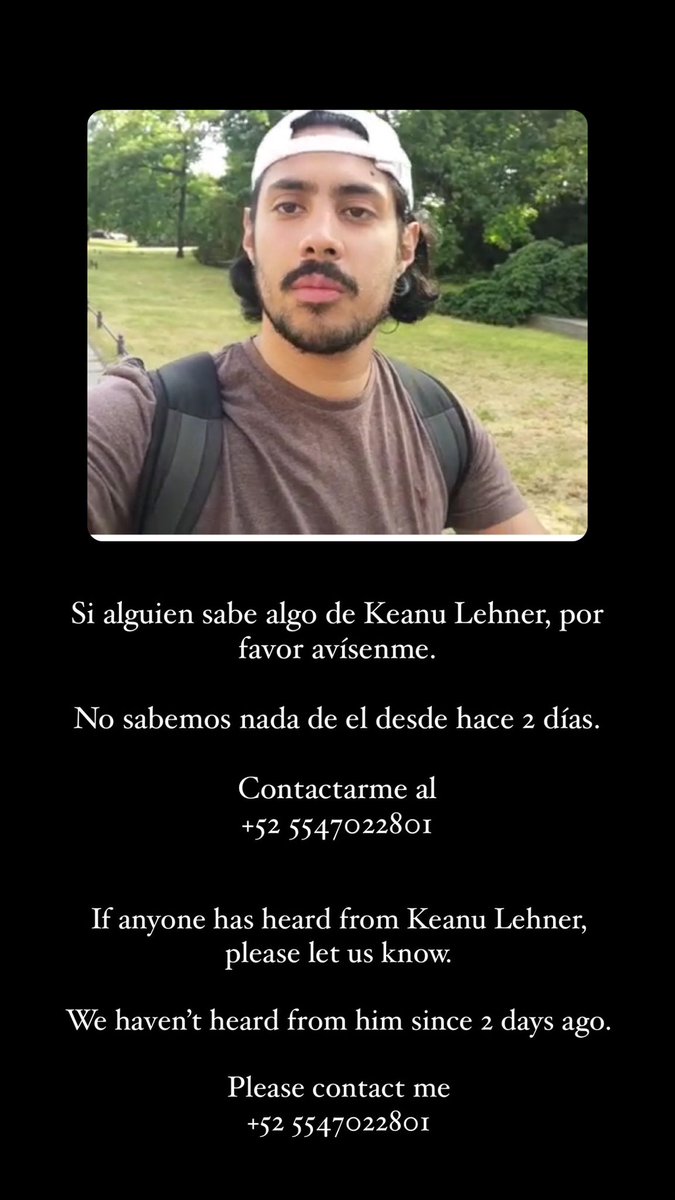 Sofiaruizcontr2's tweet photo. @CeciliaVB_Mx @SRE_mx @consulmex por favor ayuden a encontrarlo. Se vio por última vez hace 2 días en Berlín. #keanulehner https://t.co/sEbWc2lOE4