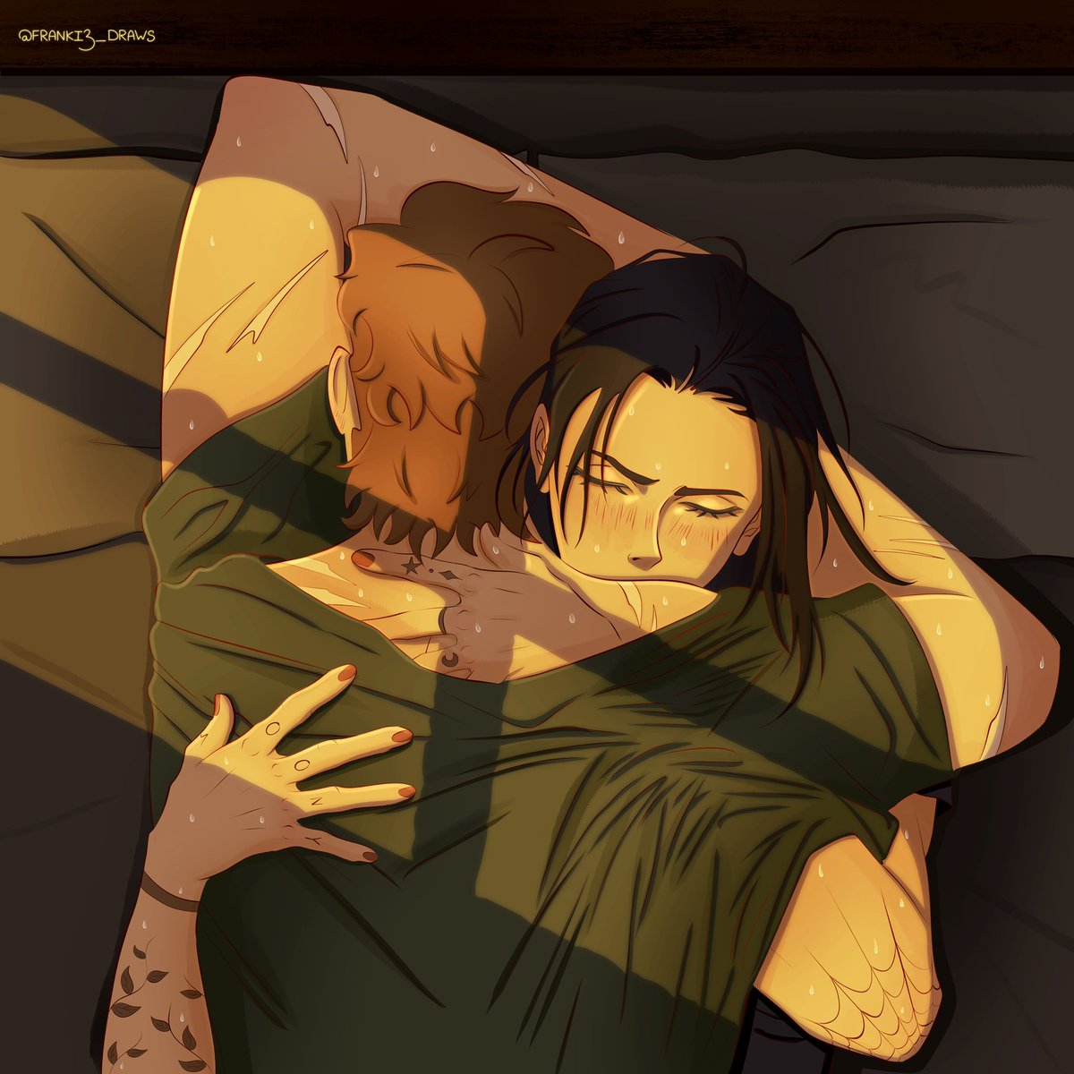 franki3_draws's tweet photo. i could have every single inch of your body pressed tight against mine and i’d still say “pull me closer.”✨

#wolfstar #wolfstarfanart #padfoot #moony #remuslupin #siriusblack
#marauders #remuslupinfanart #siriusblsckfanart #drawing #digitalart #illustration https://t.co/vidtGa7InA