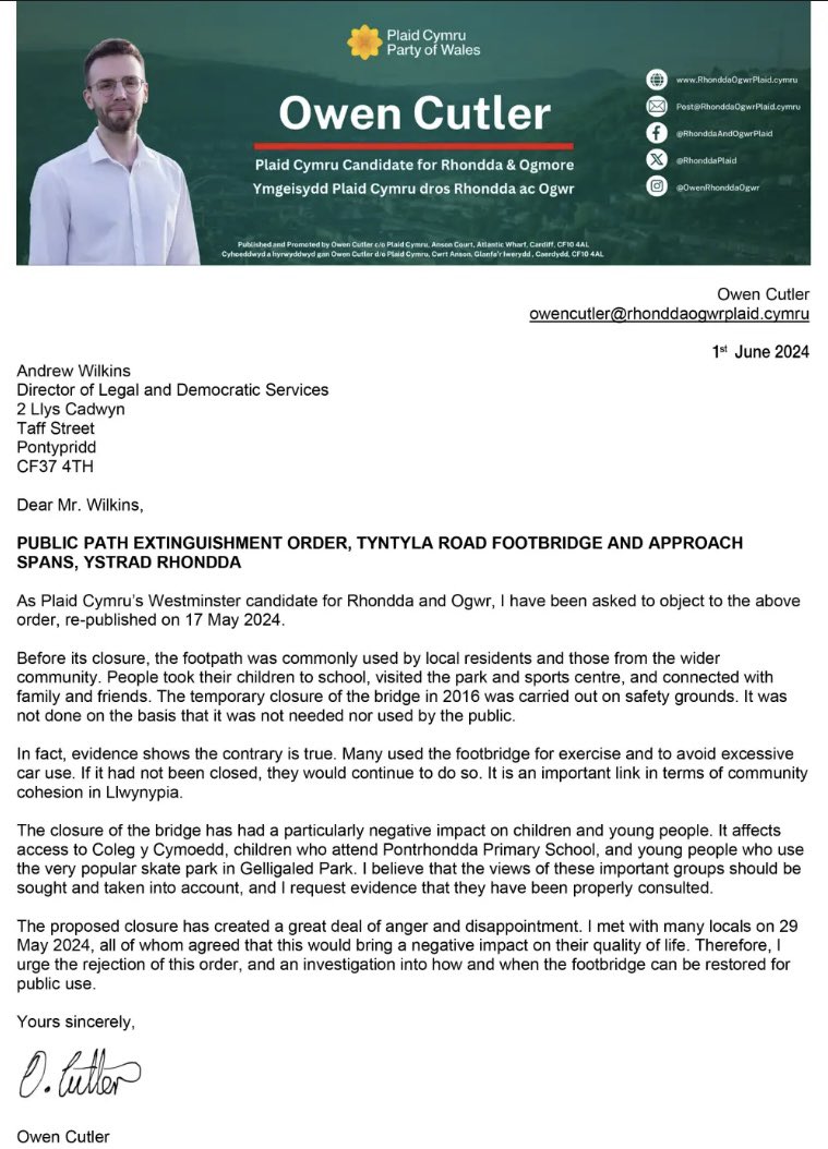 Afan Ogwr Rhondda Plaid Cymru tweet media