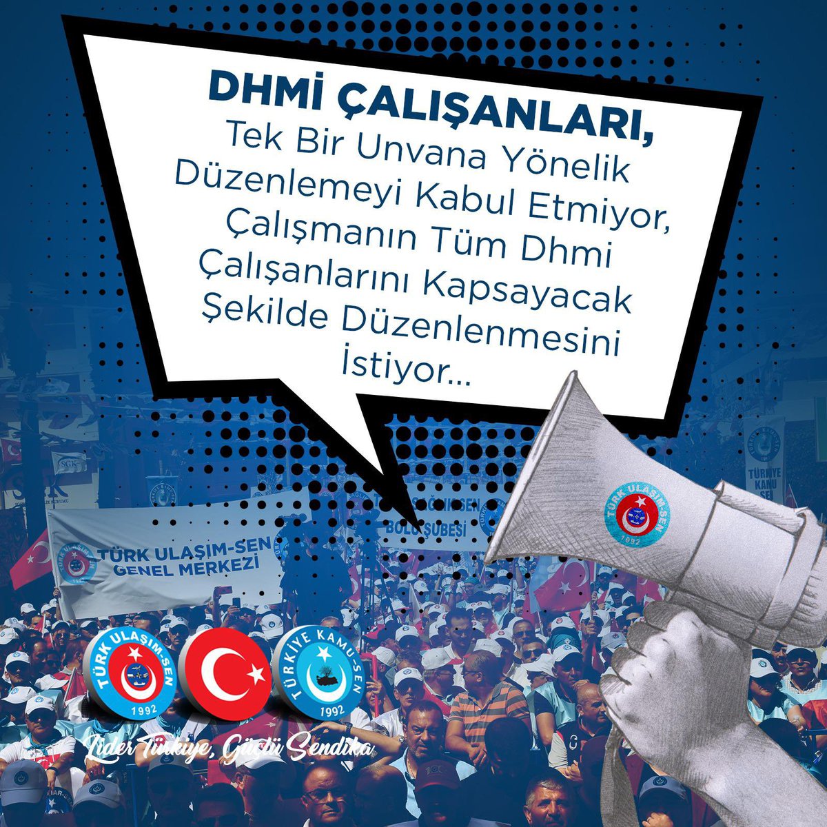 TurkavGenMrk's tweet photo. DHMİ ÇALIŞANLARI, TEK BİR UNVANA YÖNELİK DÜZENLEMEYİ KABUL ETMİYOR, ÇALIŞMANIN TÜM DHMİ ÇALIŞANLARINI KAPSAYACAK ŞEKİLDE DÜZENLENMESİNİ İSTİYOR… #DhmiÇalışanlarıAdaletİstiyor
@a_uraloglu
@UABakanligi
@memetsimsek
@HMBakanligi
@avabdullahguler https://t.co/nuaJBquHul