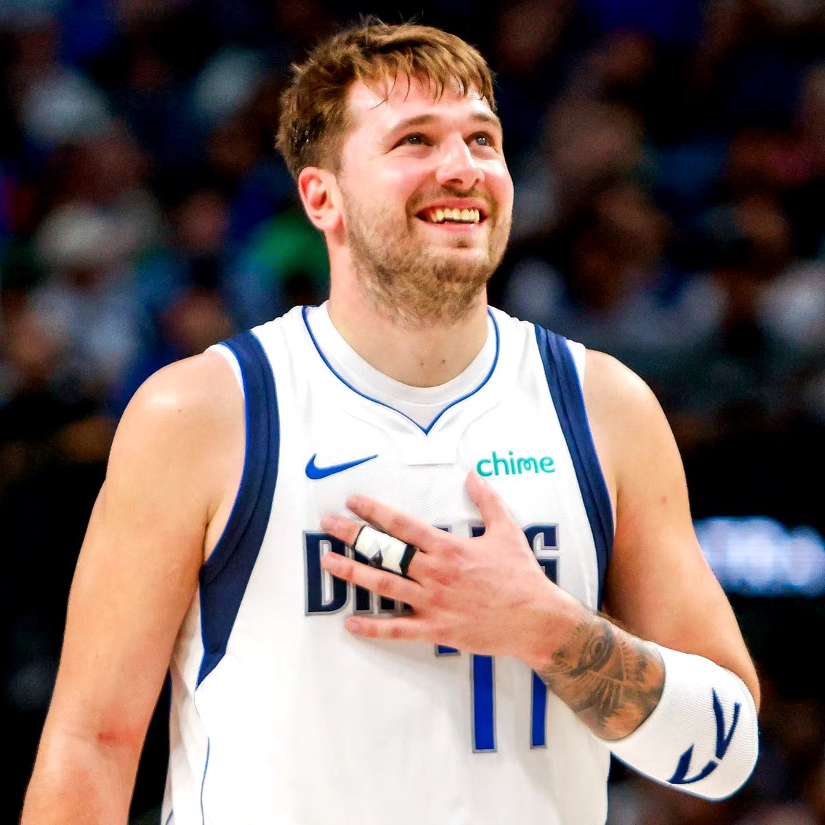 LegionHoops's tweet photo. Reporter: “Growing up watching the NBA Finals late at night, what does it mean to you to reach this point?”

Luka Doncic: “I didn’t watch cause it was 4 in the morning and I had school the next day.” 😭

(Reddit u/Accurate-Albatross34) https://t.co/NKoYfbu0tm