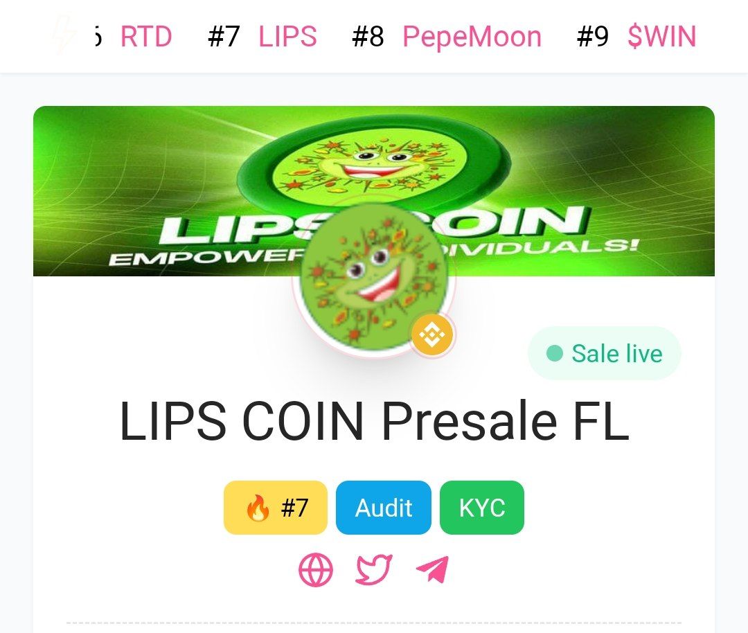 Lips Coin | Presale Soon tweet media