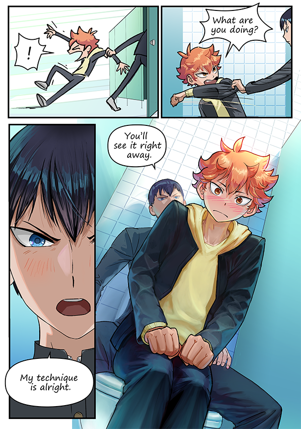 21. there are two pages today!😚please read from left to right📷>> #kagehina #日影 #hinakage #影日 #kghn #укрхайкю #каґехіна #Haikyuu #haikyuufanart