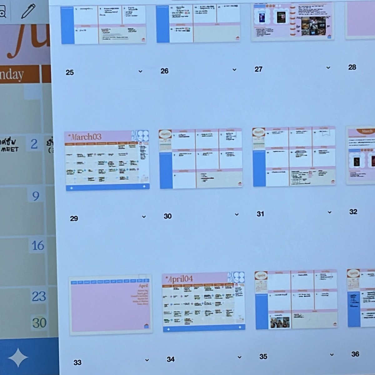 นี่เป็นคนแบบไม่ค่อยชอบเวลาต้องมากำหนดสิ่งที่ต้องทำ แต่พอขึ้นมหาลัย มีงานเยอะ งานคณะ กิจกรรม การบ้าน คือมันต้องจดจริงๆ เพราะไม่งั้นจะมองภาพรวมวันนั้นไม่ออกว่าต้องจัดการอะไรบ้าง บางวันต้องทำเป็นล้านอย่าง ถ้านึกไม่ออกจะแย่เอา ㅠㅠ