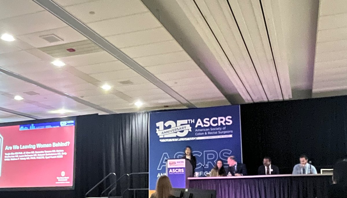 YouJin Cho representing <a href="/OhioStateSurg/">Ohio State Wexner Medical Center Surgery Dept.</a> #colorectalsurgery and <a href="/OhioStateMed/">The Ohio State University College of Medicine</a> at the #ASCRS2024 Annual Meeting with important updates on #analcancer screening in women.