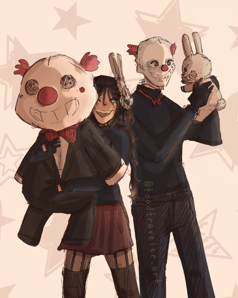 ToadTraveler's tweet photo. Winning carnival prizes 🎉 
originally a pen sketch of chatterbox and ray mond I did that I converted to digital to color :)
#chattercups #gtarp #nopixelfanart https://t.co/Lf0qj4urzA