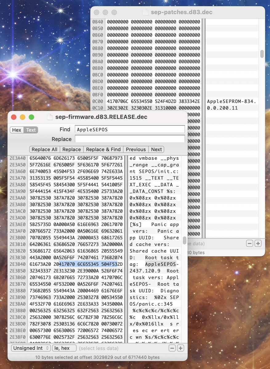 nyan_satan's tweet image. DON&apos;T NEED MONEY, DON&apos;T NEED FAME
I JUST WANT TO PUBLISH KEYS

iPhone16,1_17.5.1_21F90_Restore/sep-firmware.d83.RELEASE.im4p

bf116f90847533d87d5599693c9c90a7b4acc89a767c96ec52ae3707b5c5d460ea1f8b5e778aa156801d4db6846028f0