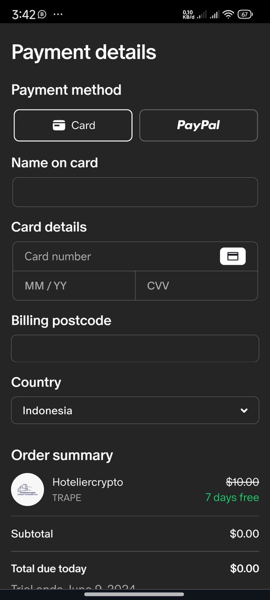 Azizmtq1's tweet photo. @hoteliercrypto Request yang bisa pembayaran dalam negri dong, gak punya kartu kredit. Gak paham paypal 😅 https://t.co/tzWKoQqd13