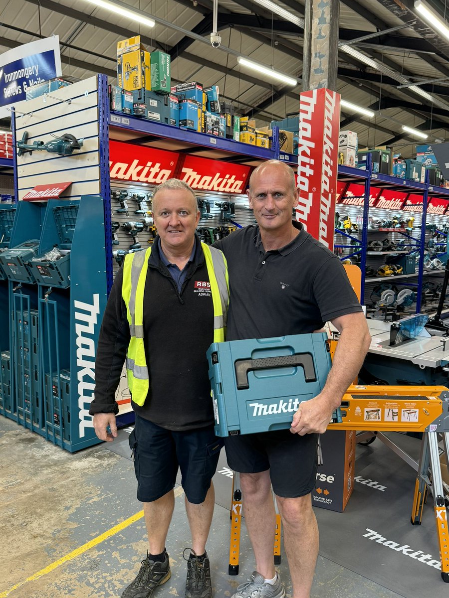 What a shop &amp; welcome off Sean &amp;  his lovely dad 
Adrian Cosgrave assistant manger of Rhayader building supplies there’s something for every DIY enthusiast..kitchens , bathrooms , flooring &amp;  marble , competitive prices warm &amp; friendly staff give them a call on 01597810828… 🔨🔧