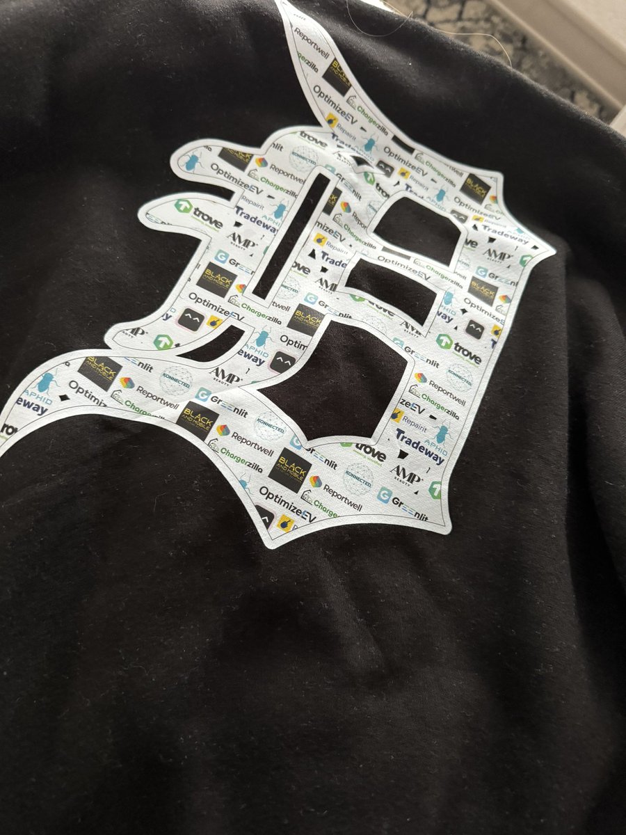 The back of our Techstars Detroit jackets has the logos of all of our companies! Very cool