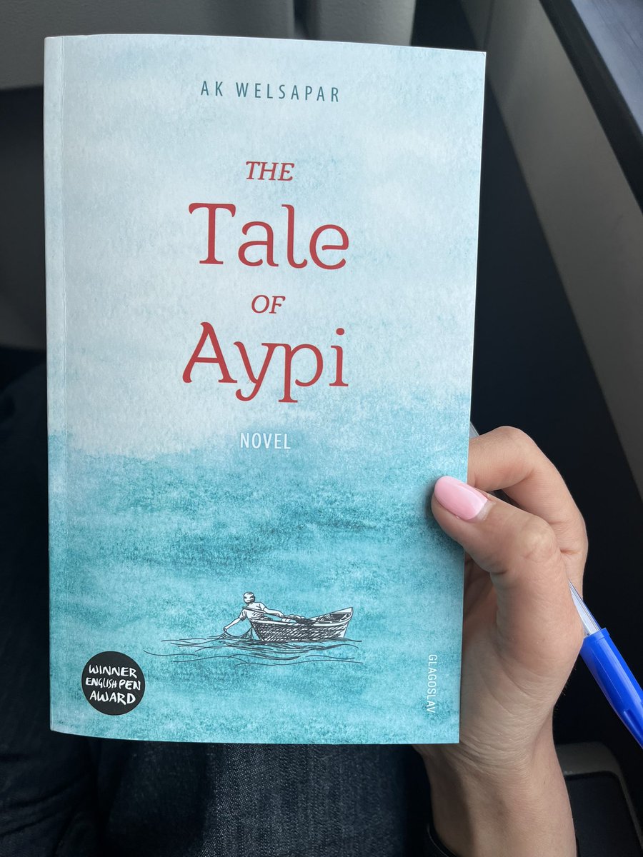 Onto Book Club pick # 3 - The Tale of Aypi (2016) by Ak Welsapar, an author from Turkmenistan.

Enjoying the aphorisms and metaphors, familiar names, and childhood memories of summer vacations at the Caspian Sea. 

We e-meet on 27th of June, 12:00-13:30 BST to discuss it! 🤗🤓