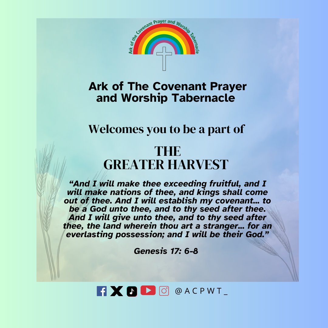 ACPWT_'s tweet photo. Come and experience the supernatural move of God. Be a partaker of powerful testimonies, breakthrough prayers and Spirit-led Praise and Worship. Tell somebody, to tell somebody. Shalom! 

#ACPWT #Arkside https://t.co/nw1LbVrCCF