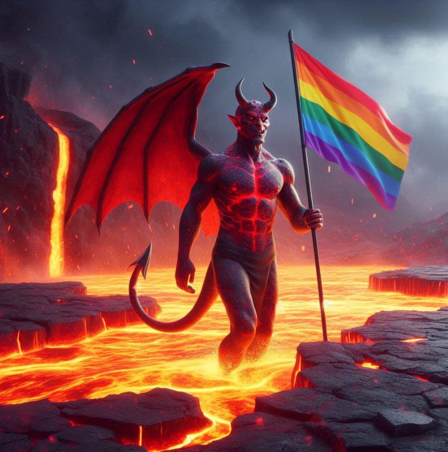 The whole LGBTQ+ movement is the work of Satan through his servants.

True?