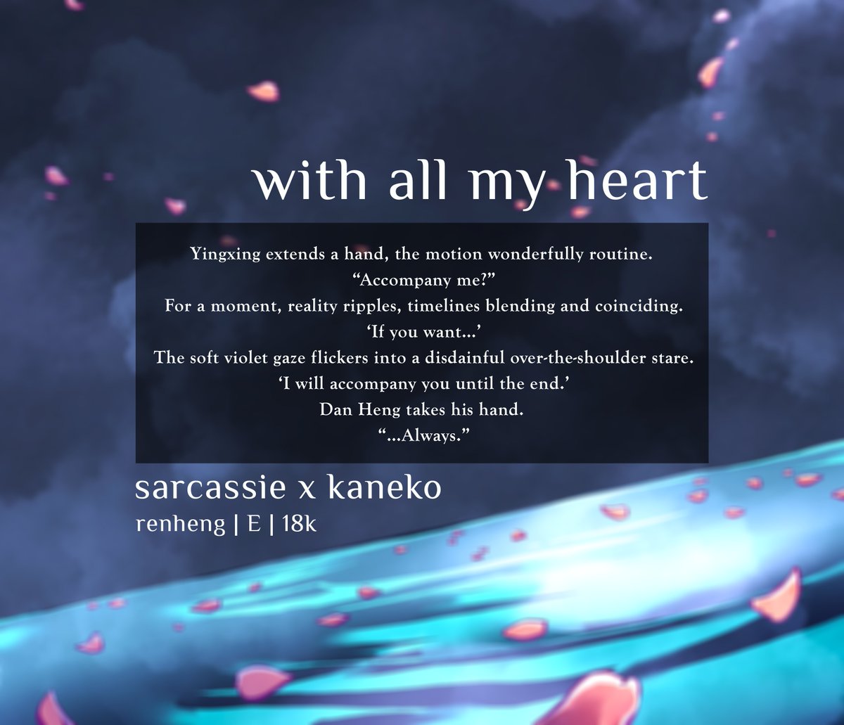 sarcassieFICS's tweet photo. with all my heart — a #renheng story

❝It’s time you got to know your husband, dear successor.❞

5 dates with ‘Yingxing’, and 1 confession.

⚔️ • ♡ • 🍁

A collaboration with the amazing @kanekos99 for the @bangdanheng mini-bang! #2024bangdanheng

🔗: https://t.co/icx9Typ8Fj https://t.co/VJFQ0Gs1j8