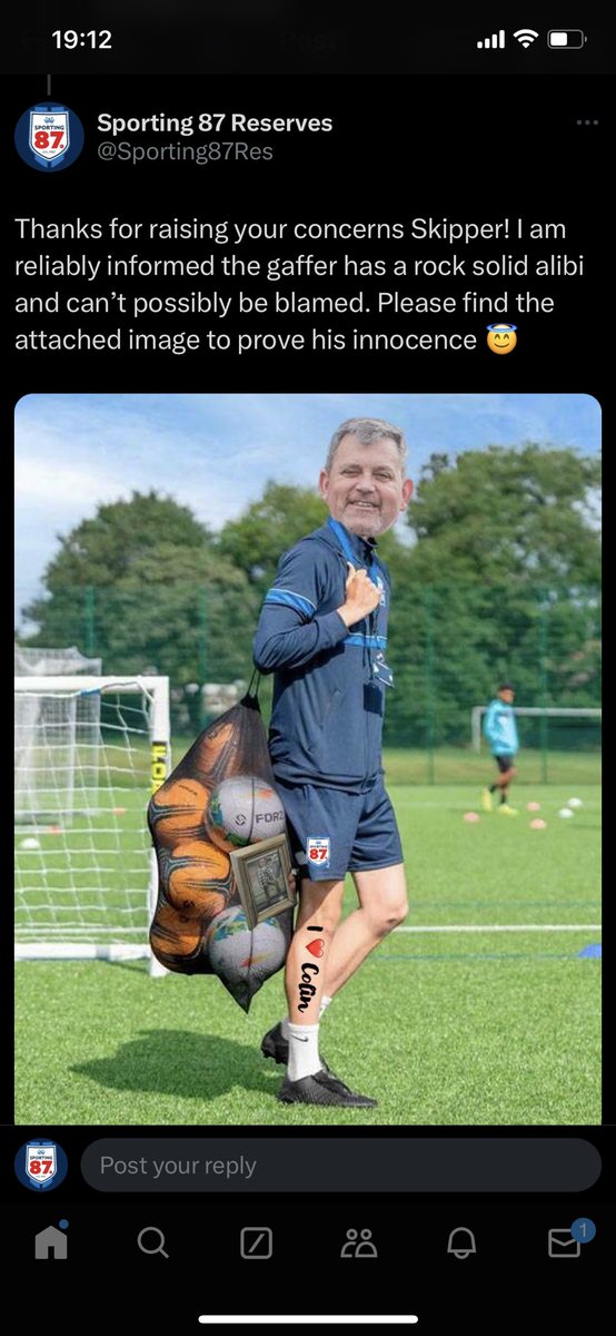 Sporting 87 Reserves tweet media